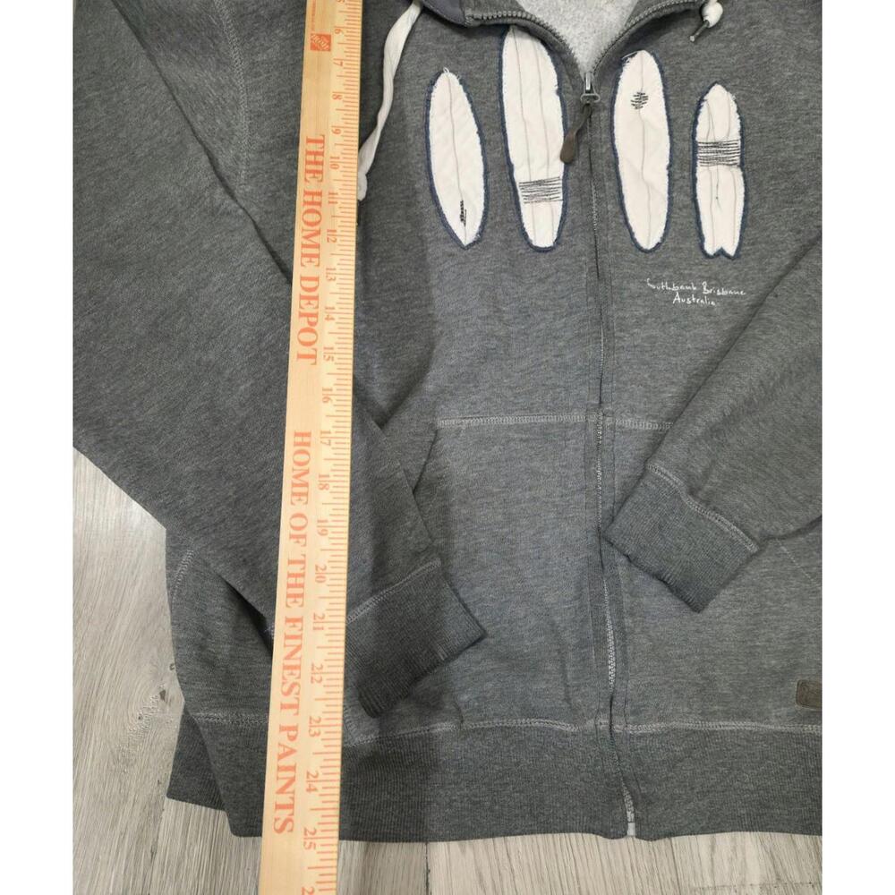Pacific Creations Hoodie Size L Extra Large Gray Surfers Paradise Australia #10 - Picture 6 of 7